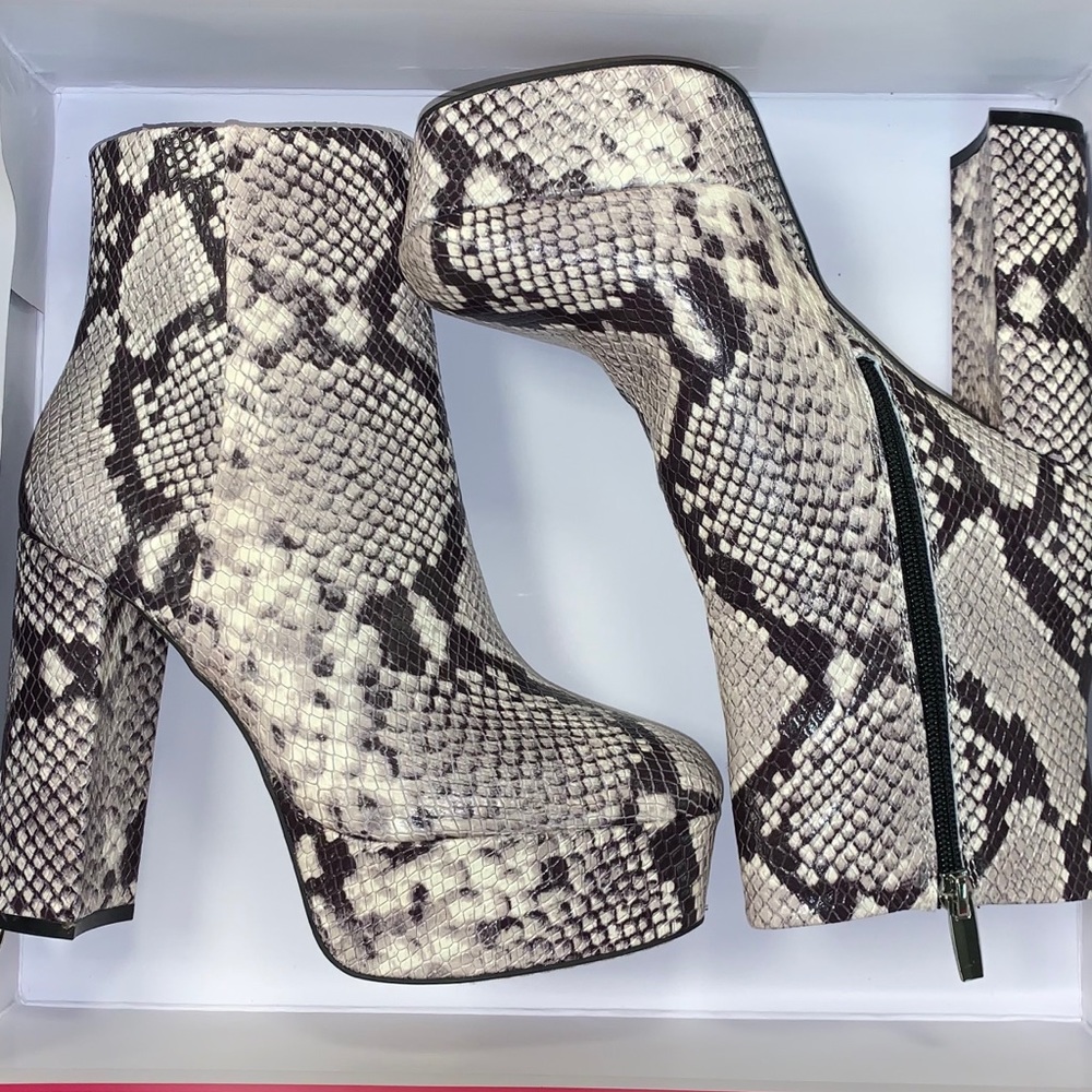 COPY - Snake Skin Vince Camuto Booties